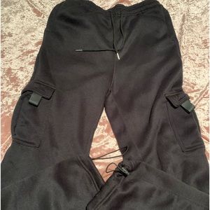 NWOT pocketed drawstring hem joggers